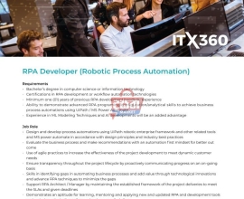 RPA Developer(Robotic Process Automation)