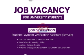 Student Payment Verification Assistant (Female)