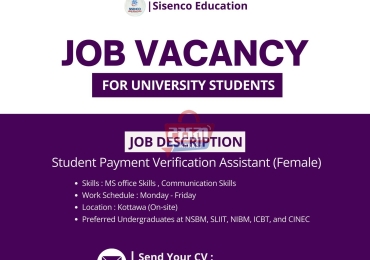 Student Payment Verification Assistant (Female)