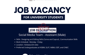 Social Media Team-Assistant(Male)