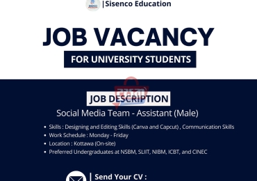 Social Media Team-Assistant(Male)